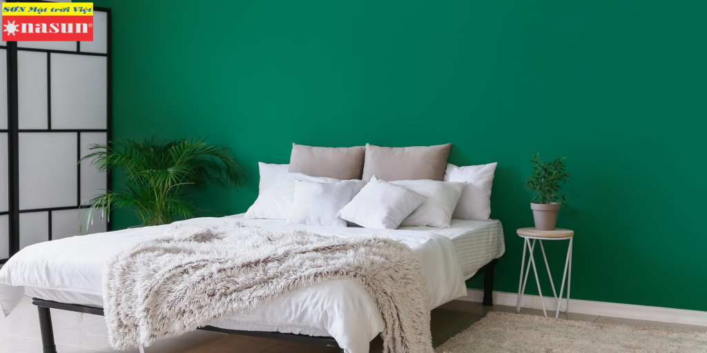 Sơn nội thất màu xanh lá cây