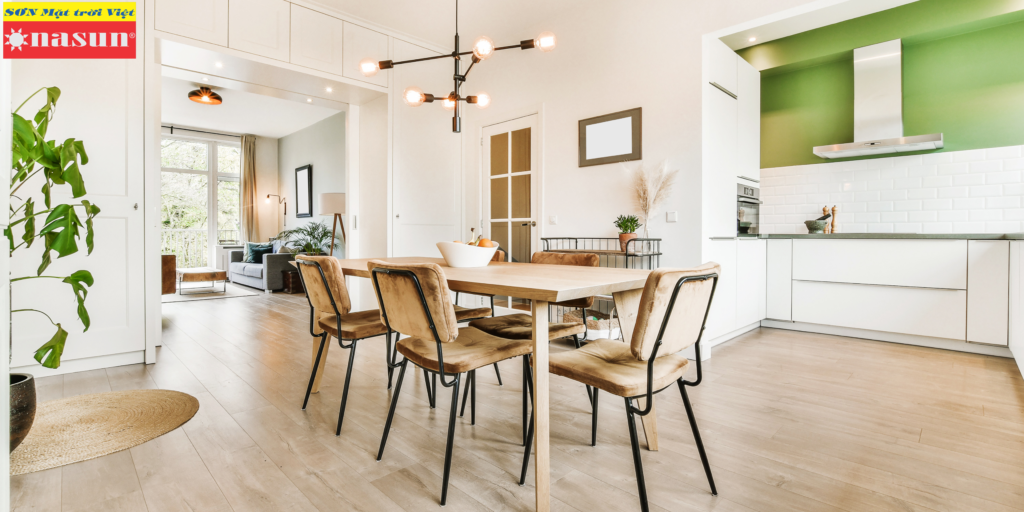 Màu sơn phòng ăn đẹp