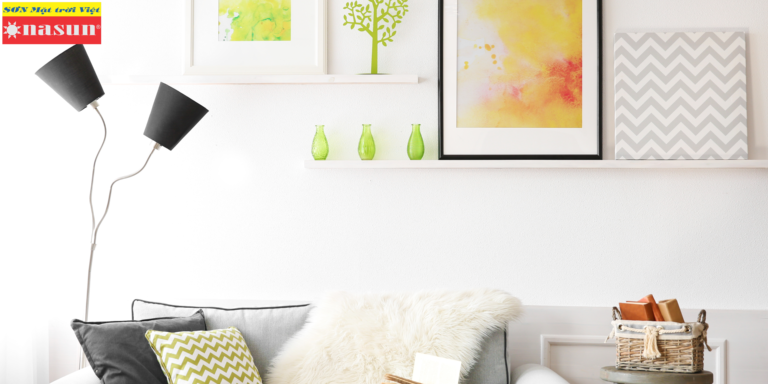 Có nên sơn bóng trong nhà