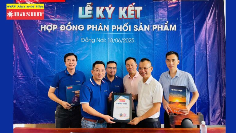 Sơn Nasun hợp tác phân phối cùng Công ty Xây dựng MDT