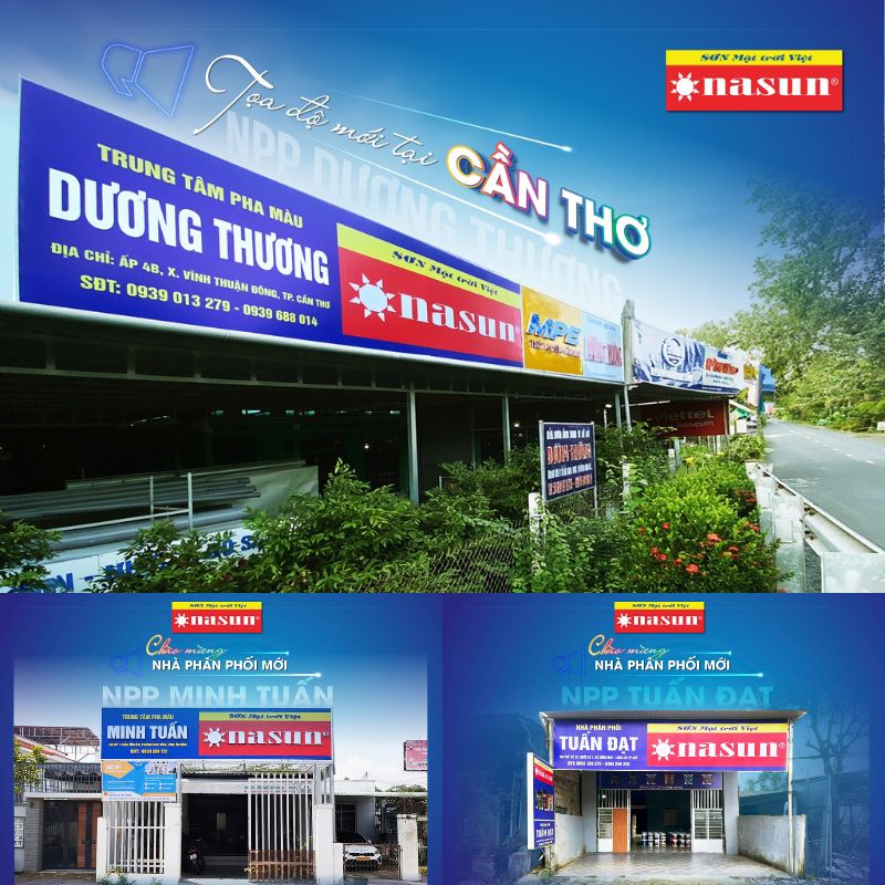 Sơn NASUN chào đón 3 nhà phân phối mới