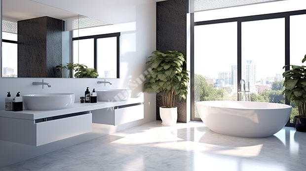 sơn phòng tắm màu trắng, sơn phòng tắm, sơn phòng tắm pastel, màu sơn phòng tắm đẹp, sơn phòng tắm chống ẩm mốc, sơn phòng tắm chống thấm, thiết kế phòng tắm hiện đại