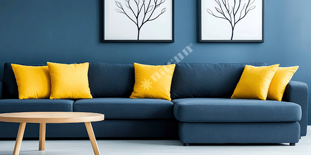 Phòng Khách Màu Xanh Dương - Không Gian Tươi Mát Và Hiện Đại, Sơn Nasun, Nasun Paint, Nasun, sơn nhà màu xanh dương, phòng khách màu xanh dương, blue