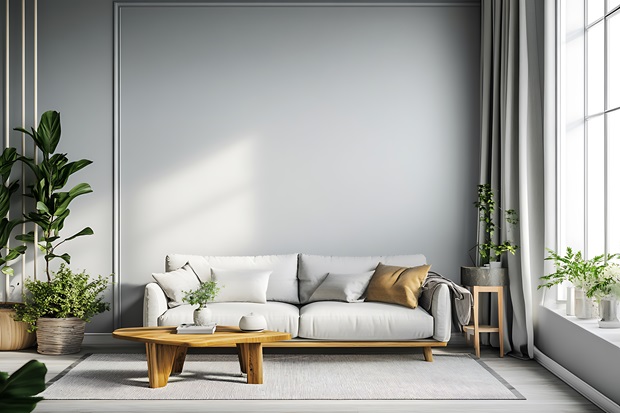 Mẫu Phòng Khách Sắc Xám - Phong Cách Hiện Đại Và Thanh Lịch, Sơn Nasun, Nasun Paint, sơn nhà màu xám, phòng khách màu xám, sơn màu xám, grey