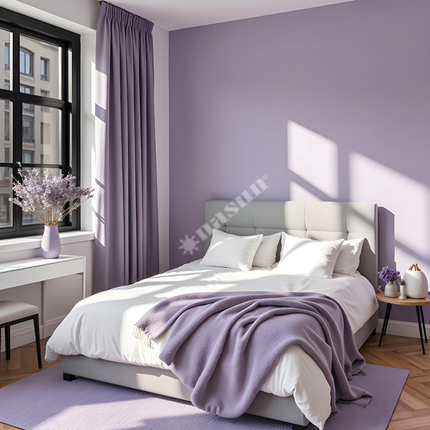 Phòng Ngủ Sắc Tím – Chạm Vào Sự Lãng Mạn Và Thanh Lịch, Sơn Nasun, Nasun Paint, Nasun, sơn nhà màu tím, phòng ngủ màu tím, purple, lavender, violet