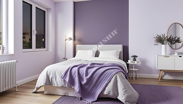 Sơn nội thất màu tím nhạt. Khám phá các màu sơn nội thất đẹp với Sơn Nasun, Nasun Paint, Màu sơn nội thất đẹp, màu sơn nội thất, màu sơn đẹp trong nhà