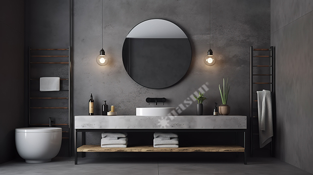 Sơn phòng tắm màu xám hiện đại, sang trọng cùng Sơn Nasun, Giải pháp hoàn hảo cho không gian sống tinh tế, sơn phòng tắm màu xám, màu sơn phòng tắm đẹp
