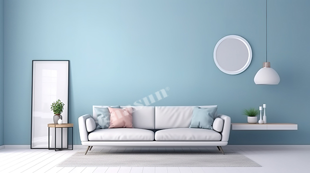 Phòng Khách Màu Xanh Dương - Không Gian Tươi Mát Và Hiện Đại, Sơn Nasun, Nasun Paint, Nasun, sơn nhà màu xanh dương, phòng khách màu xanh dương, blue