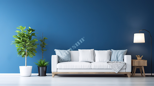 Phòng Khách Màu Xanh Dương - Không Gian Tươi Mát Và Hiện Đại, Sơn Nasun, Nasun Paint, Nasun, sơn nhà màu xanh dương, phòng khách màu xanh dương, blue