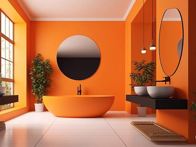 Sơn Nasun, Nasun, Nasun Paint, Sơn chất lượng cao, sơn an toàn, sơn nhà đẹp, màu sơn đẹp, màu cam, tone cam, orange