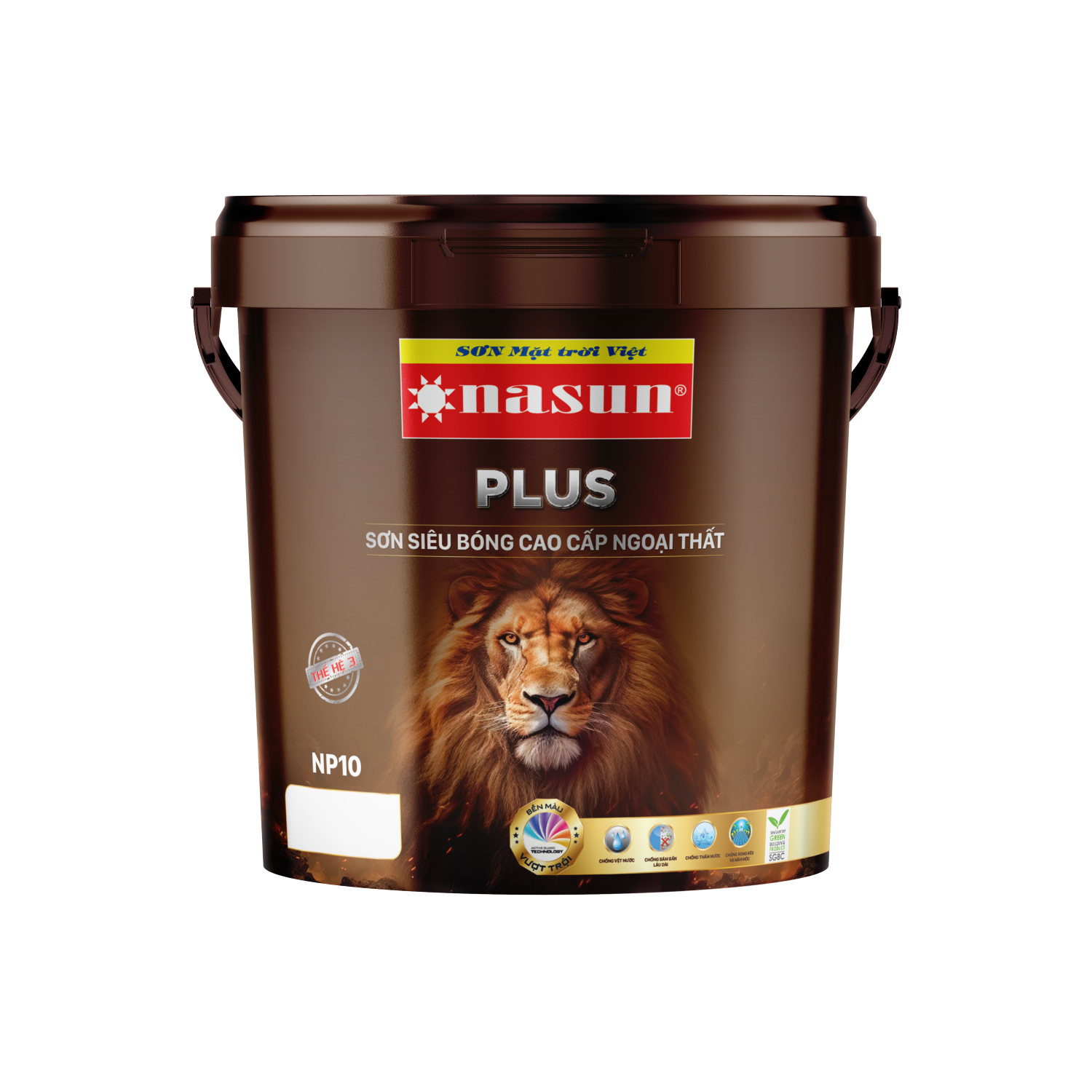 SƠN SIÊU BÓNG CAO CẤP NGOẠI THẤT NASUN PLUS