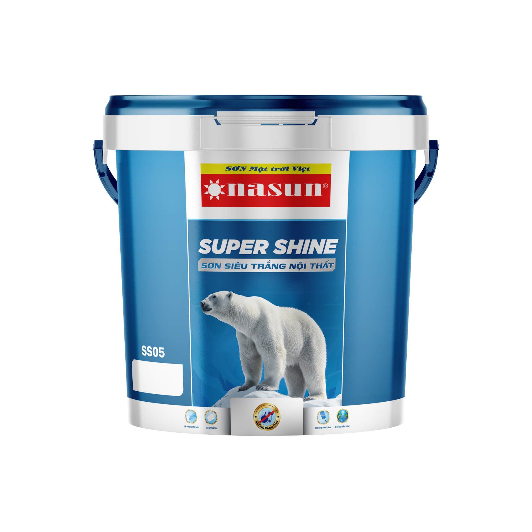 SƠN SIÊU TRẮNG NỘI THẤT NASUN SUPER SHINE