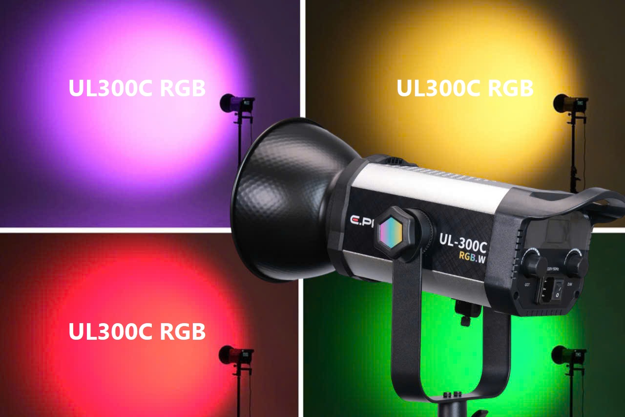 E.PRO UL-300C – ĐÈN LED RGB CHUYÊN NGHIỆP CHO NHÀ SÁNG TẠO NỘI DUNG