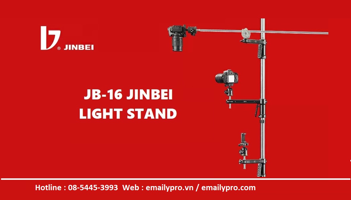 Khám Phá Chân Đèn JINBEI JB-16 – Giải Pháp Đa Năng Cho Studio Chuyên Nghiệp