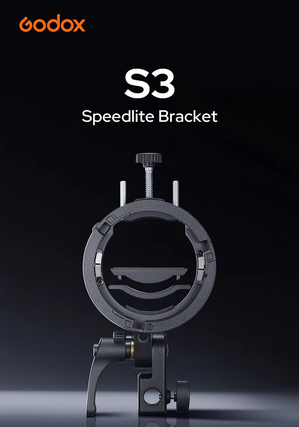 Godox S3 Attacco Bowen Per Flash – Regolabile, Compatto E Con Cuscinetto Antiscivolo, Per V1, AD200, V860 E Più