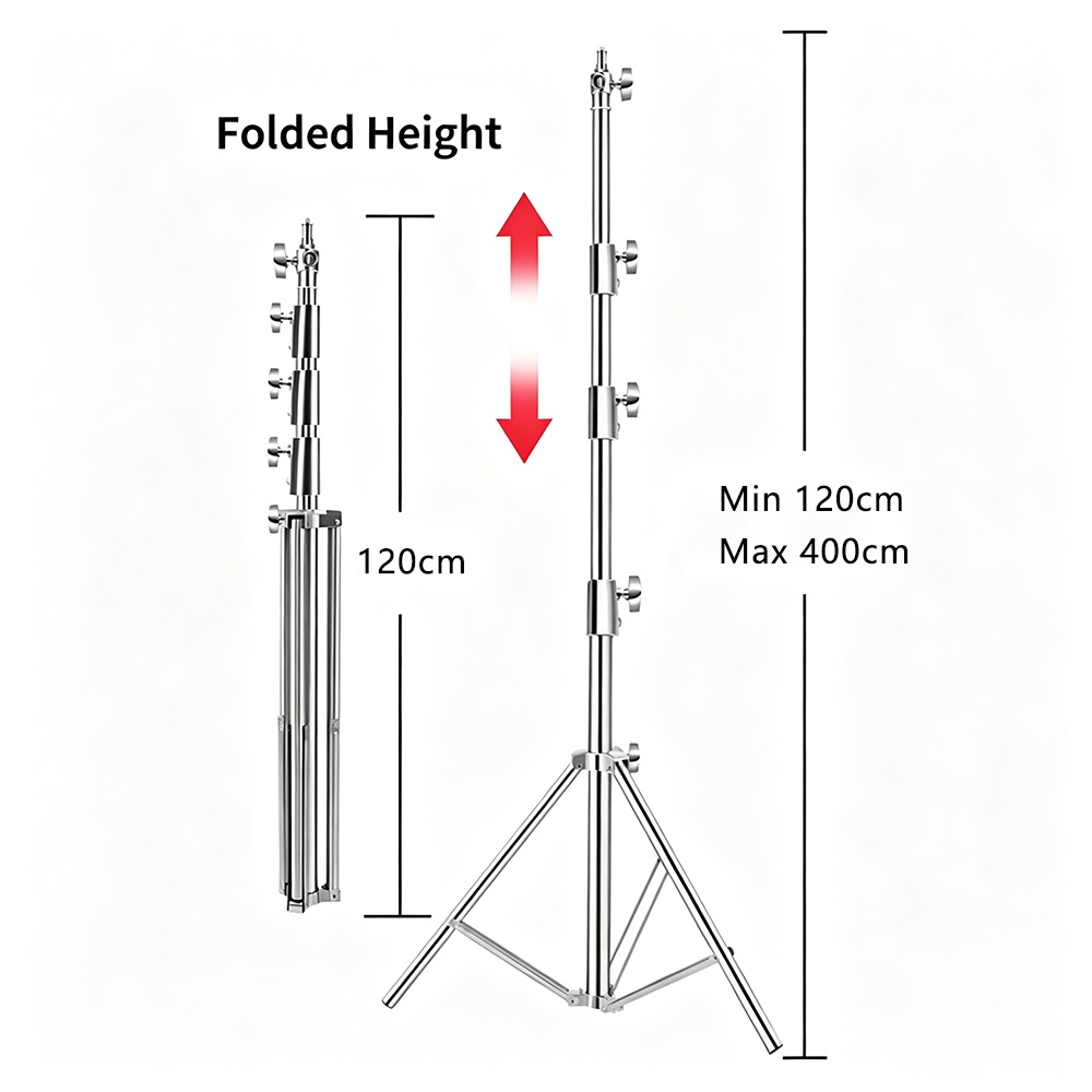 E.PRO E400S 400cm - Chân Đèn Studio Inox Chính Hãng, Giá Tốt - ảnh 5