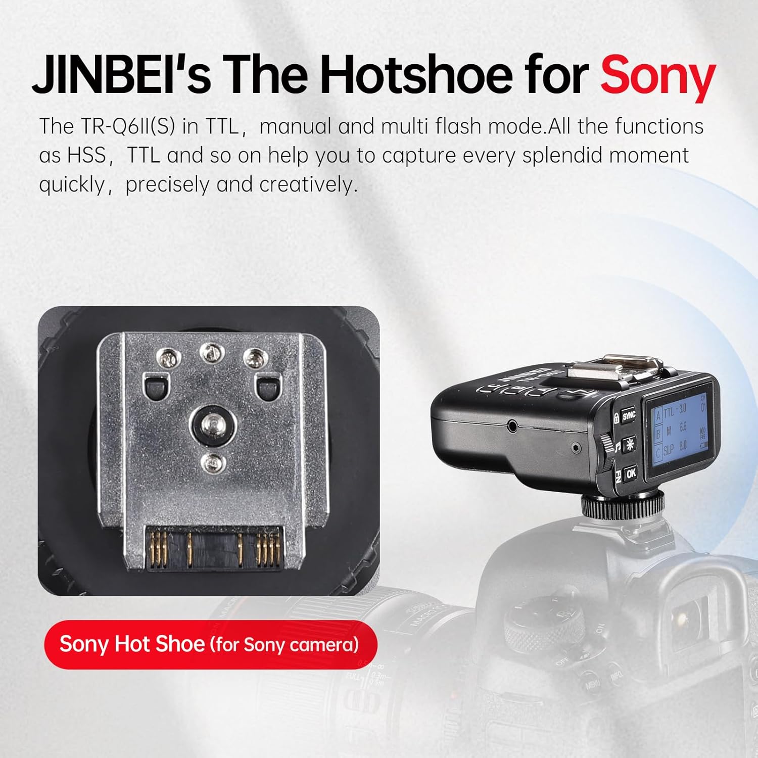 TRIGGER Jinbei TR-Q6II NEW HSS/TTL