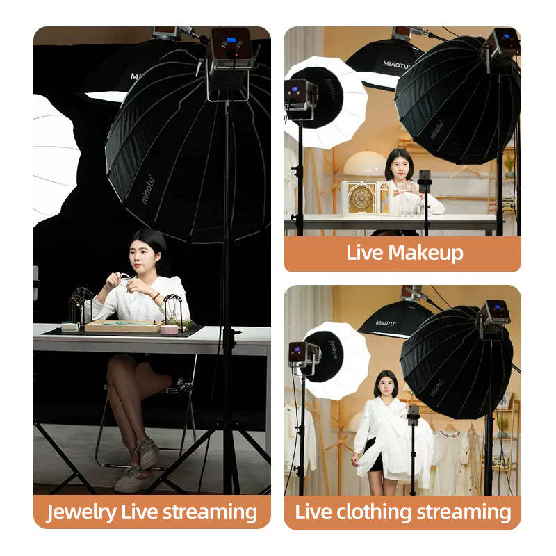 MIAOTU GDSY350X ii PRO 350W Bi-Color LED Video Light