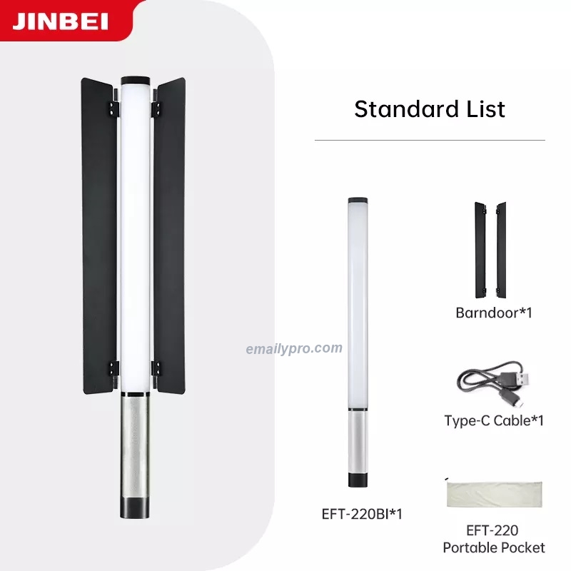 LED STICK JINBEI EFT220Bi 2000K ~ 7500K