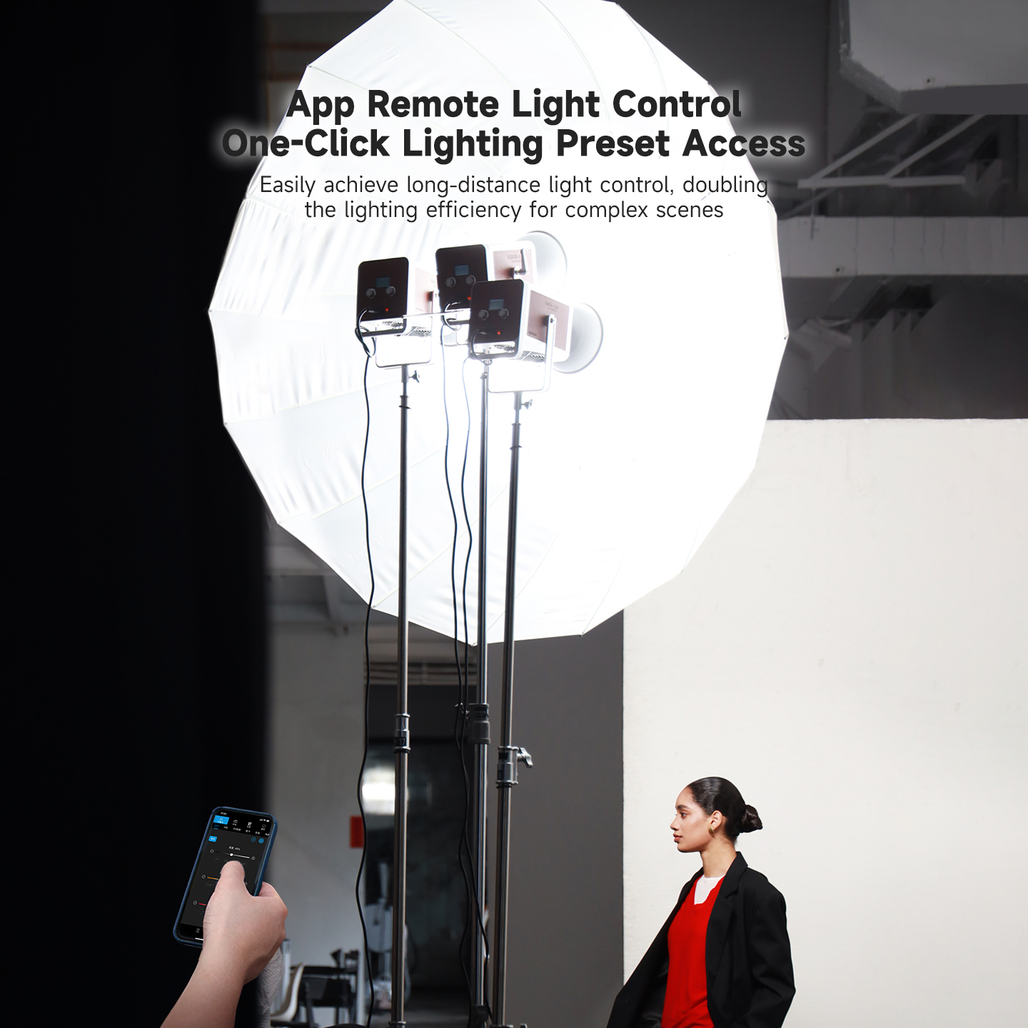 Miaotu LIVE-600X Professional 600W Bi Color 2700-6500K - CRI>97