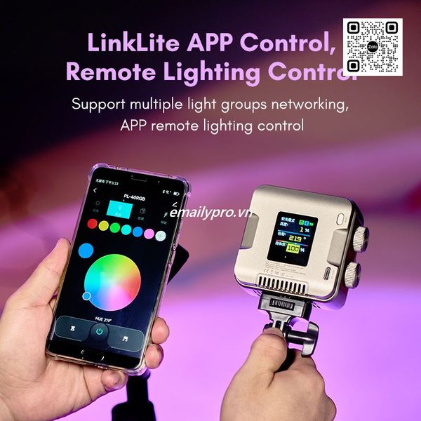 Đèn quay video LED COB RGB TOLIFO PL-40RGB