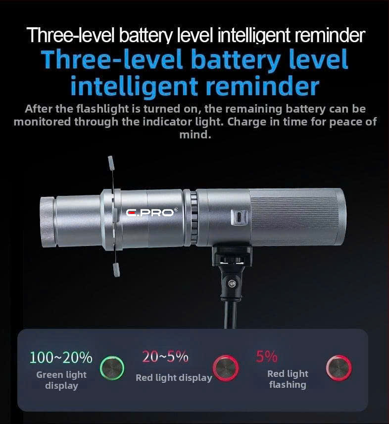 Đèn hiệu ứng E-PRO Spotlights EX10 Outdoor RGB Pin 9000mAh