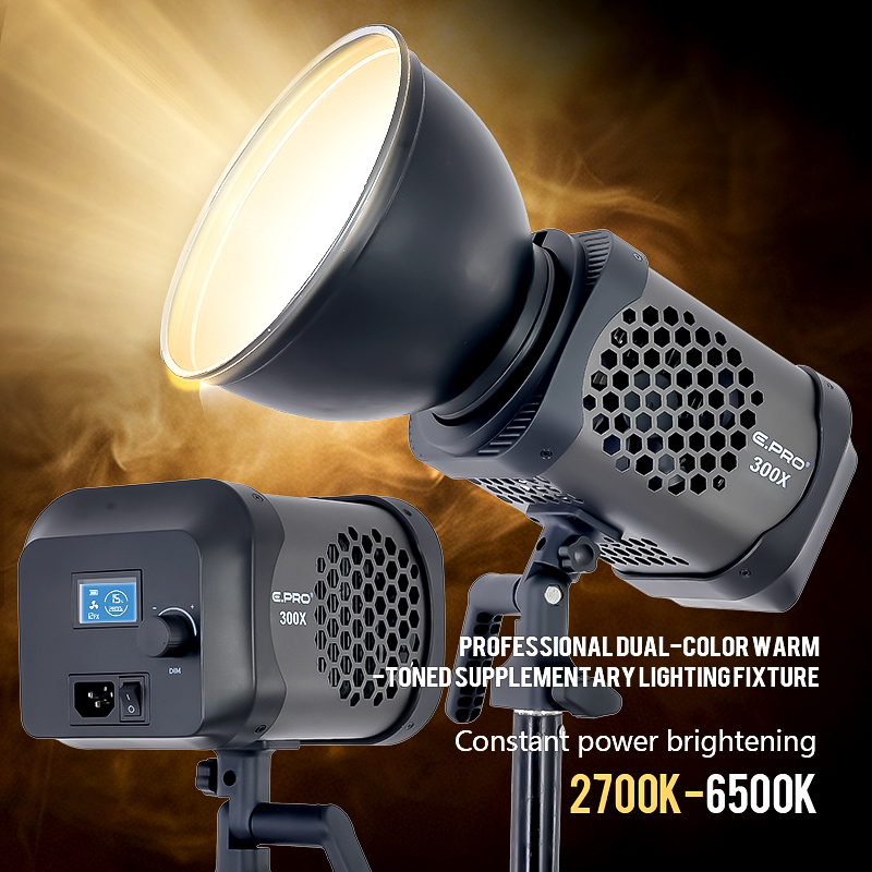Đèn LED COB E.PRO 300X -300W – Ánh Sáng Studio Chuyên Nghiệp, Chuẩn Màu CRI > 96