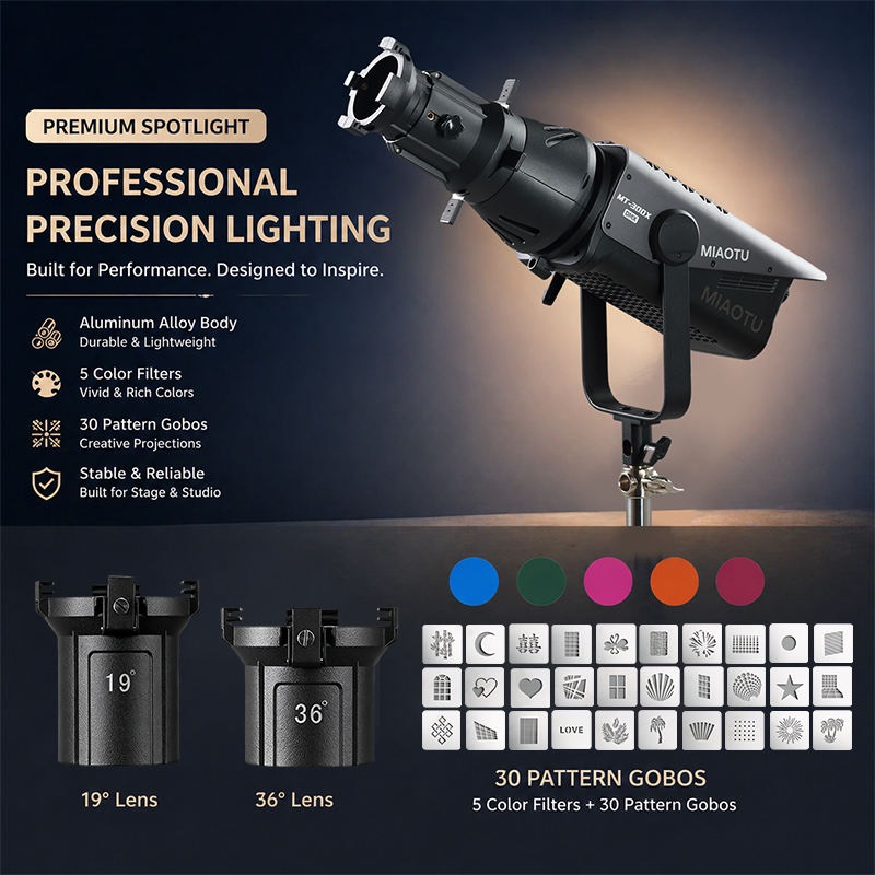 Bộ Hiệu Ứng Ánh Sáng MIAOTU MT-30 (EX30-PRO 36°) Chính Hãng