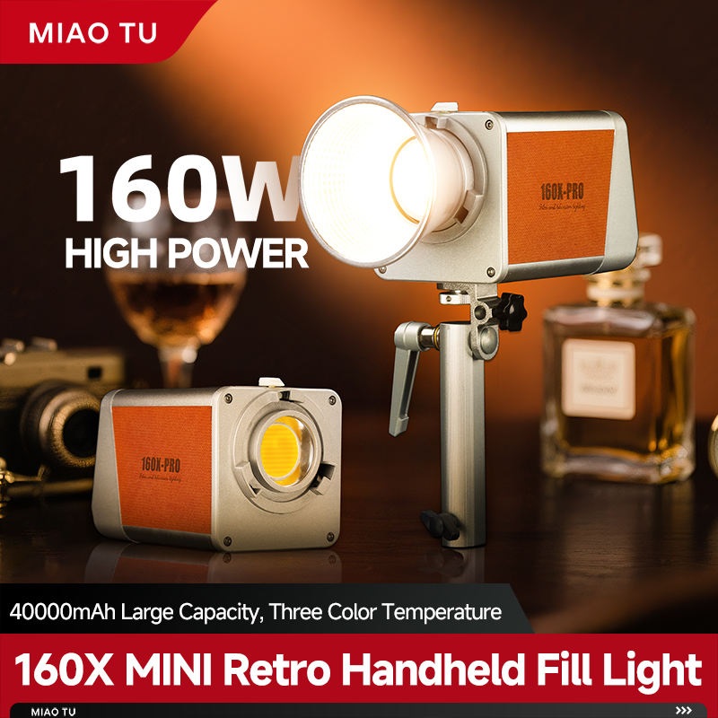 Đèn LED MIAOTU 150W – Pin 20000mAh, CRI ≥97, nhiệt độ màu 2700-6500K