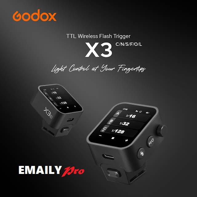 Trigger Godox X3 TTL Wireless Flash for C/N/S/F/P