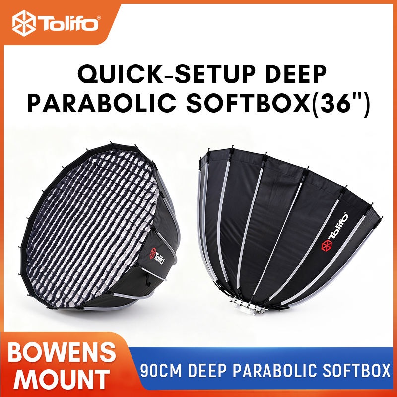 Softbox Tolifo DEEP 90CM + Grid