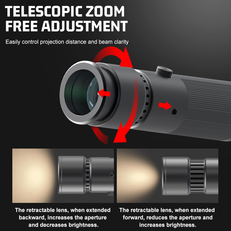 Đèn hiệu ứng cầm tayZSYB  DT-25W Tích hợp pin  7.4V 4600mAh