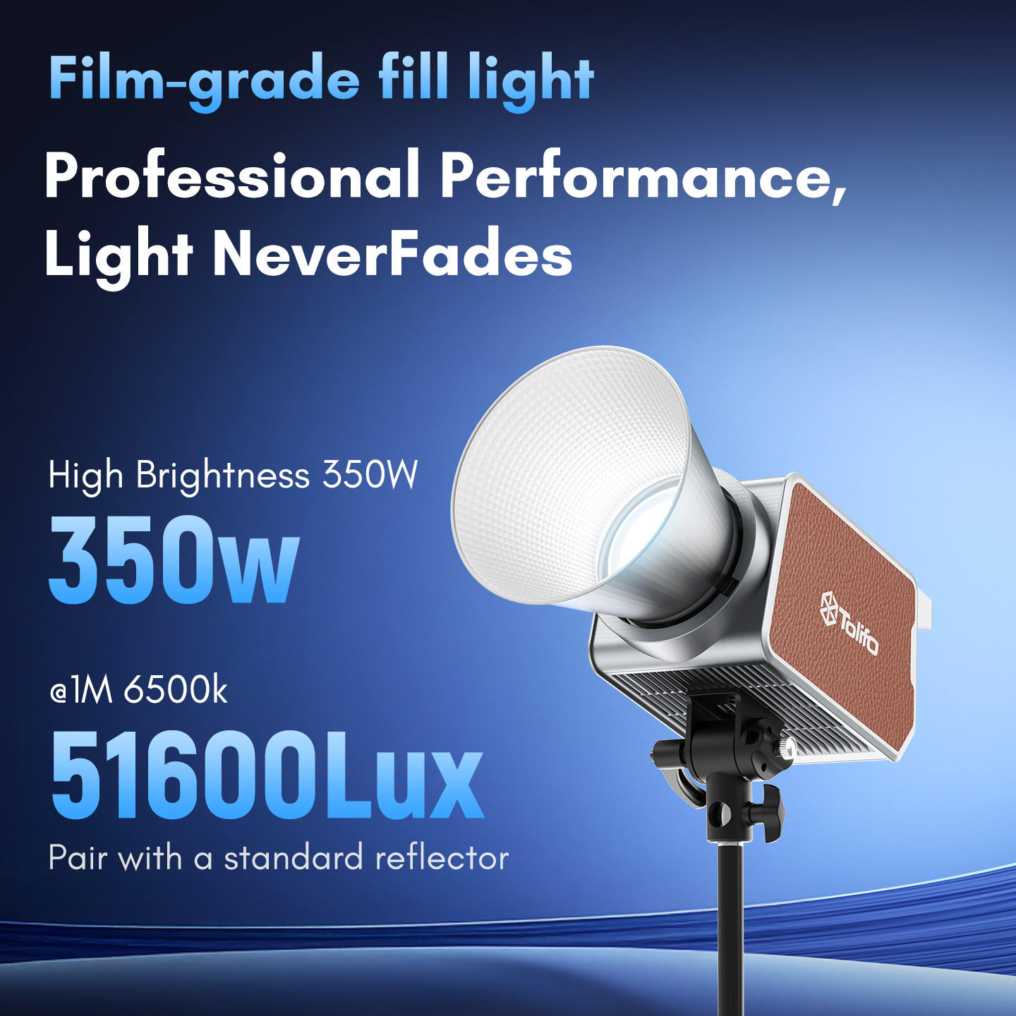 Đèn Video LED COB RGB Chuyên Nghiệp TOLIFO PL-350RGB 350W – Hàng Chính Hãng