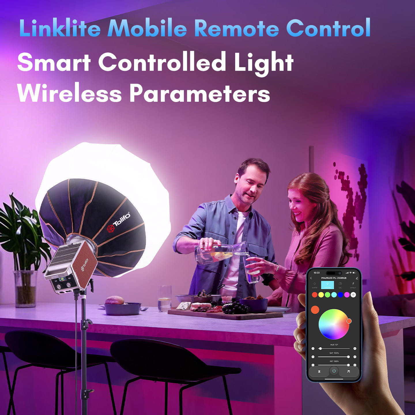 Đèn Video LED COB RGB Chuyên Nghiệp TOLIFO PL-350RGB 350W – Hàng Chính Hãng