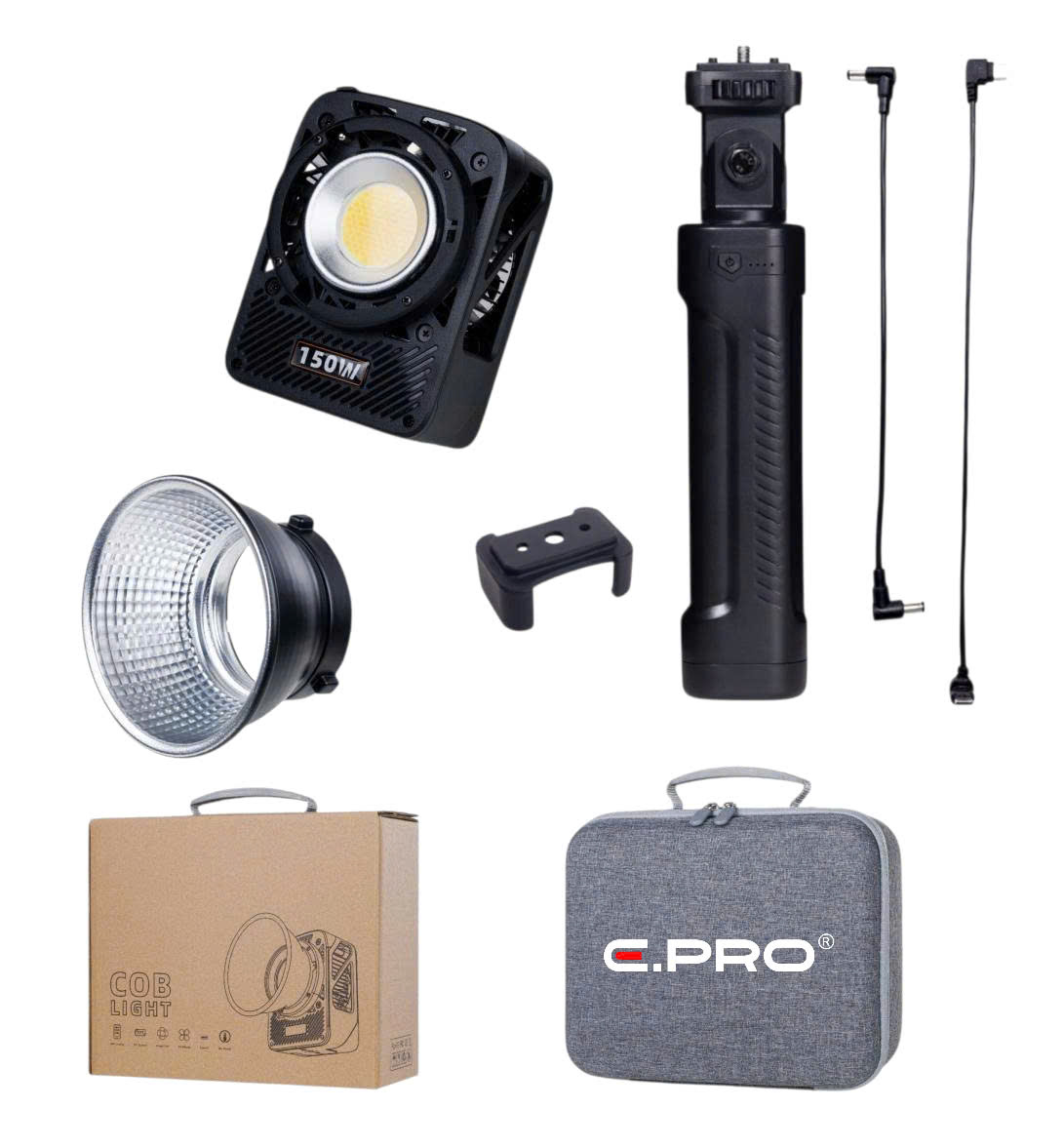 Đèn COB LIGHT S150 Cầm tay  công suất  cao - CRI >95 + Pin P77