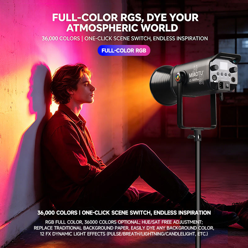 Đèn LED MIAOTU CL-500R RGB 520W Chính Hãng | EMAILY.PRO