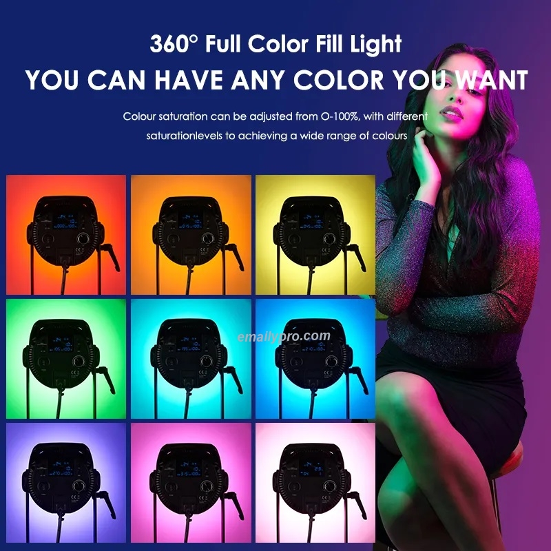 Đèn LED DMX Tolifo X-180RGB với nhiệt độ màu 2700K 6500K