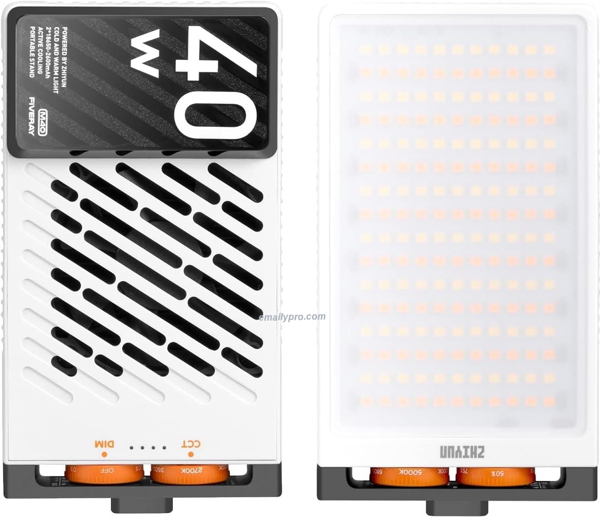 Đèn Led Pocket Zhiyun FIVERAY M40 40W