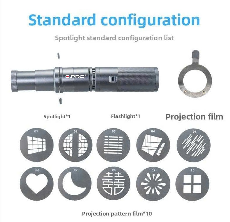 Đèn hiệu ứng E-PRO Spotlights EX10 Outdoor RGB Pin 9000mAh