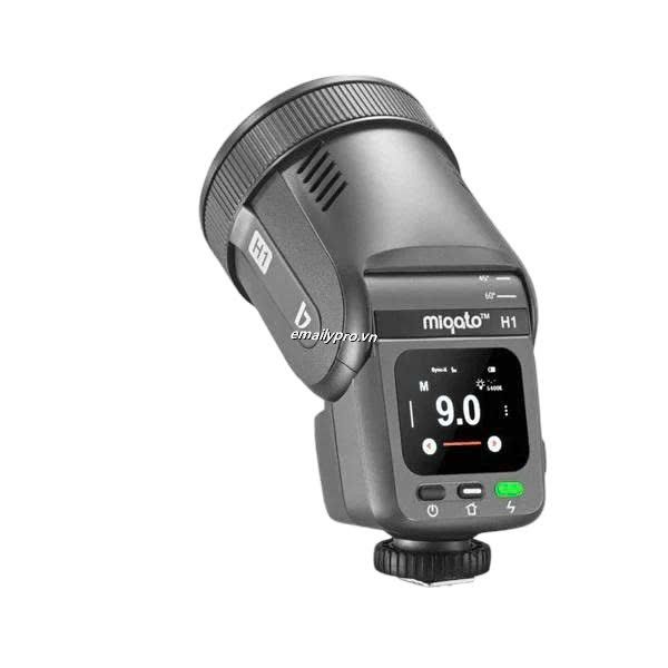 Đèn Flash Speedlite Miqato H1 LED Jinbei 2in1