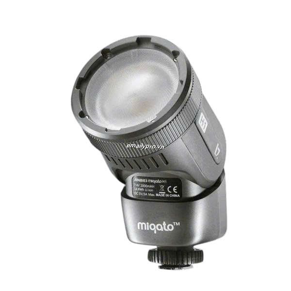 Đèn Flash Speedlite Miqato H1 LED Jinbei 2in1