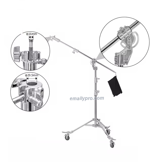 Chân BOOM M6 E.PRO 2IN1 Tải trọng 20Kg