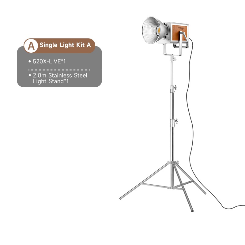 Miaotu LIVE-520X Professional 520W Bi Color 2700-6500K - CRI>97