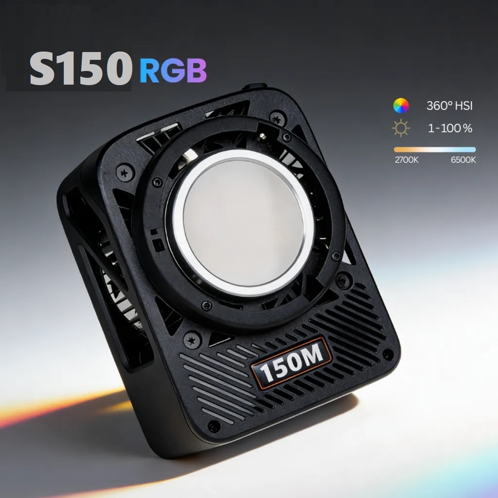 Đèn COB LIGHT S150 Cầm tay  công suất  cao - CRI >95 + Pin P77