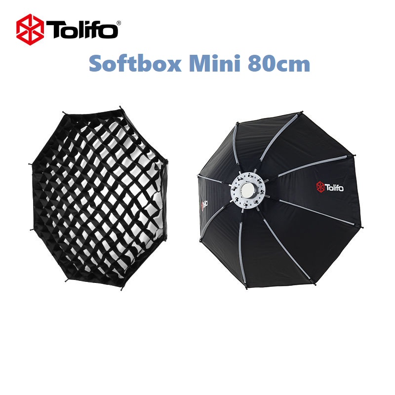 Softbox bát giác mini Bowens 30CM /60CM/80CM TOLIFO