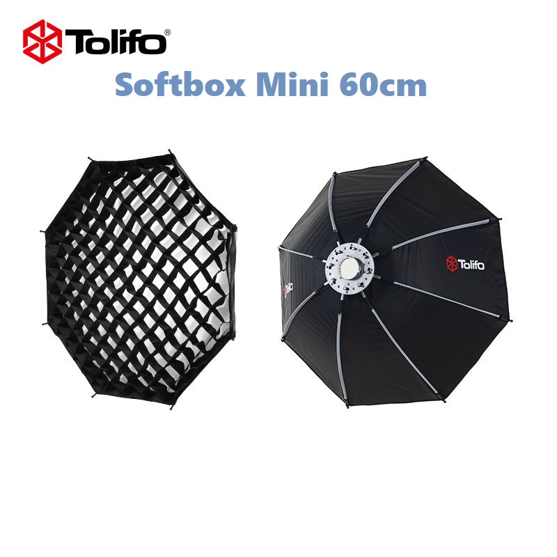 Softbox bát giác mini Bowens 30CM /60CM/80CM TOLIFO
