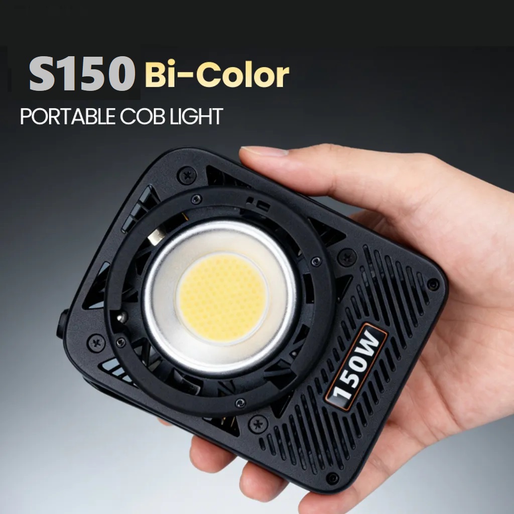 Đèn COB LIGHT S150 Cầm tay  công suất  cao - CRI >95 + Pin P77