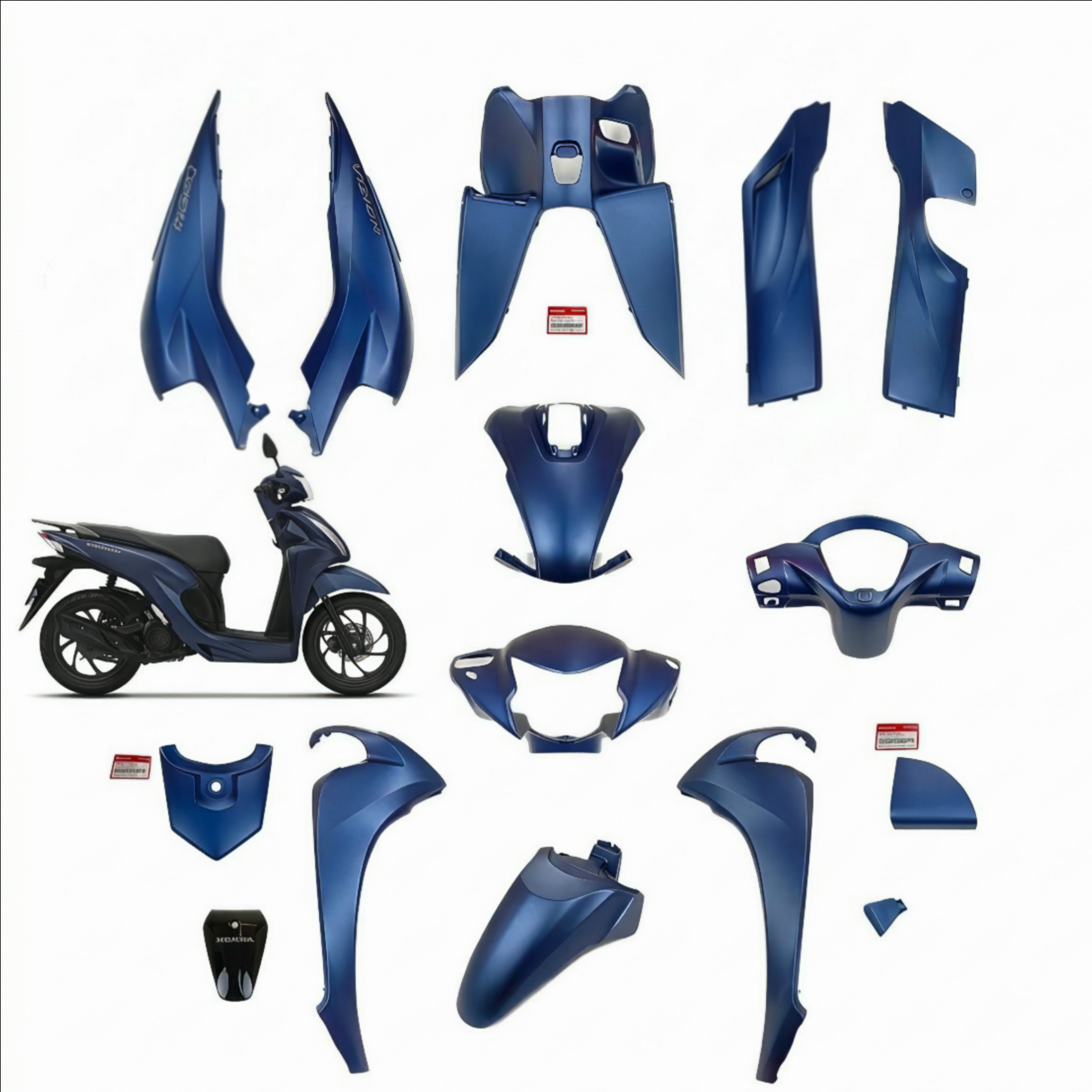 Dàn sơn Vision 110 (2021-2026) (15 chi tiết)