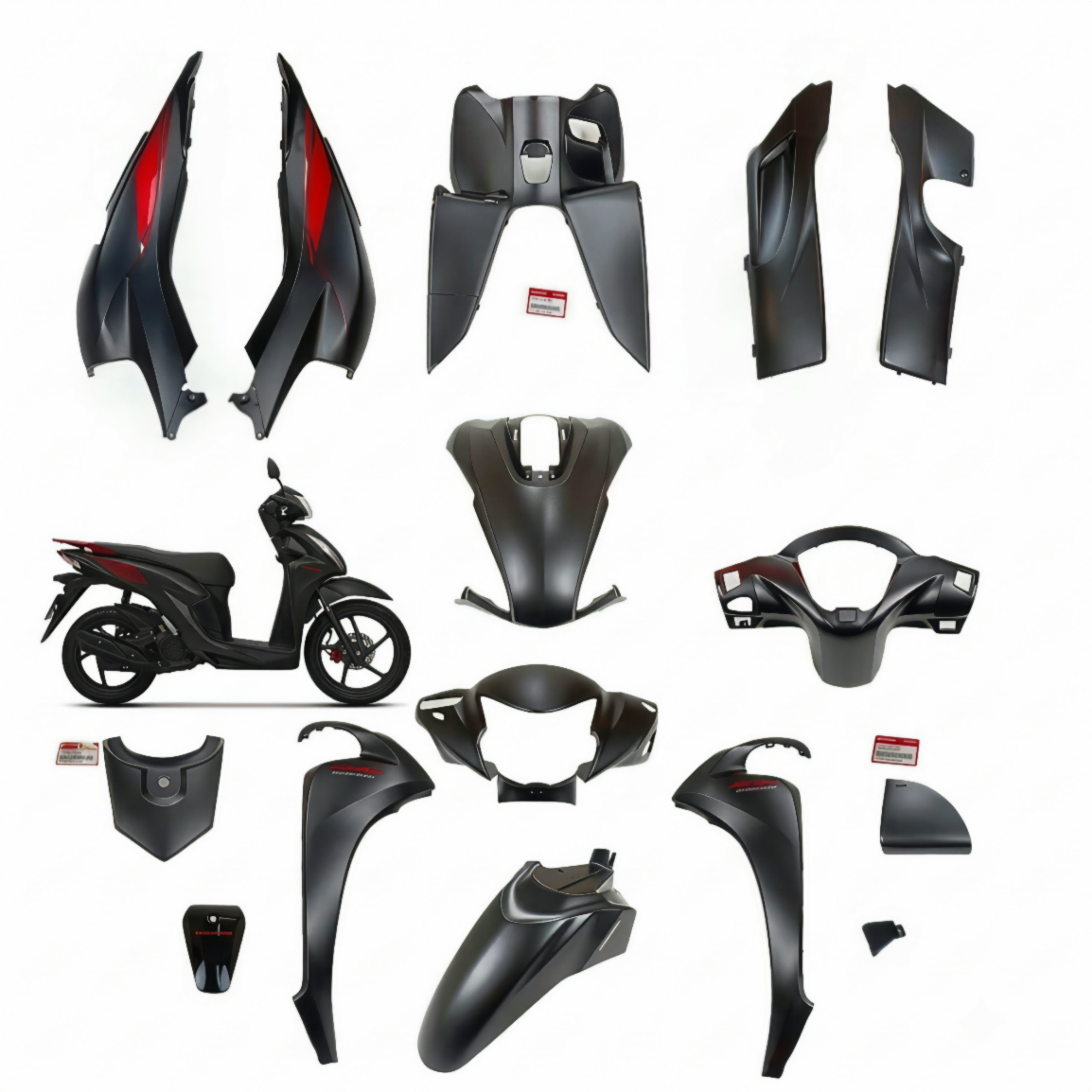 Dàn sơn Vision 110 (2021-2026) (15 chi tiết)