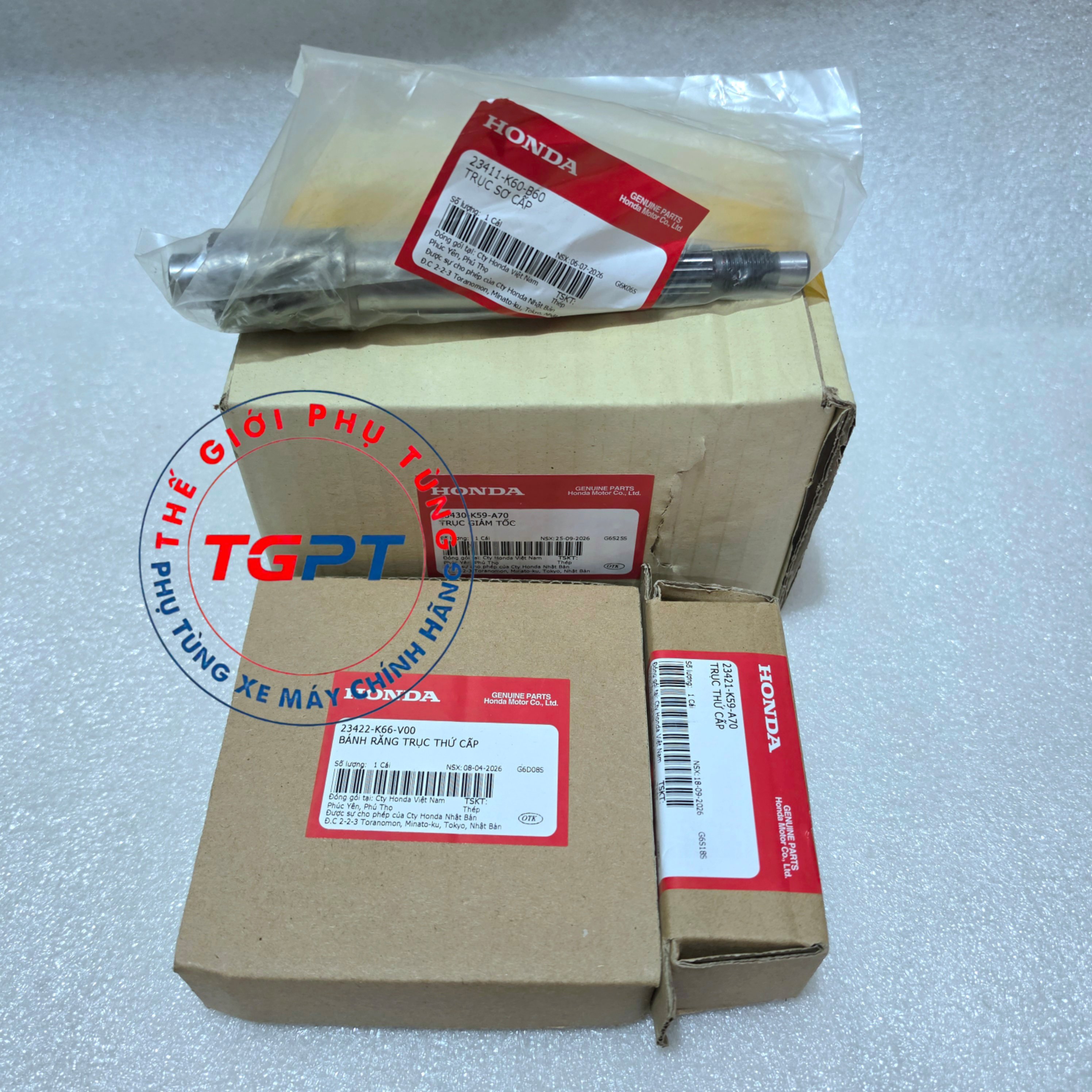 Bộ số, bộ láp Vario 125 (2015-2024), Air Blade 150 (2020-2021) - 23430K59A70/ 23422K66V00/ 23421K59A70/ 23411K60B60
